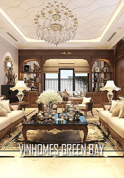Thiết kế nội thất biệt thự vườn Vinhomes Greenbay