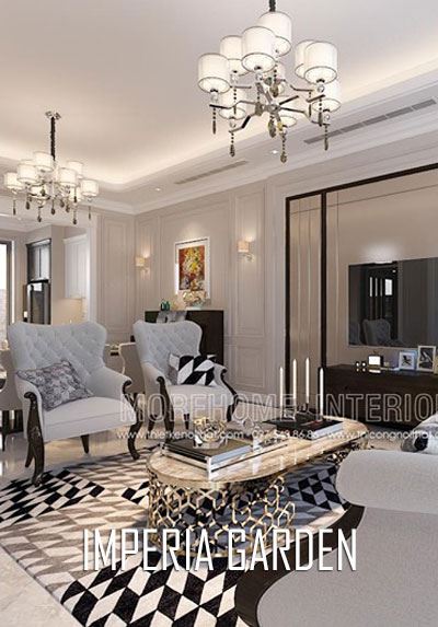 Thiết kế nội thất biệt thự Imperia Garden tân cổ điển