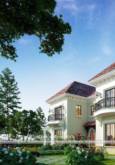 Thiết kế sân vườn biệt thự nghỉ dưỡng Láng Hòa Lạc
