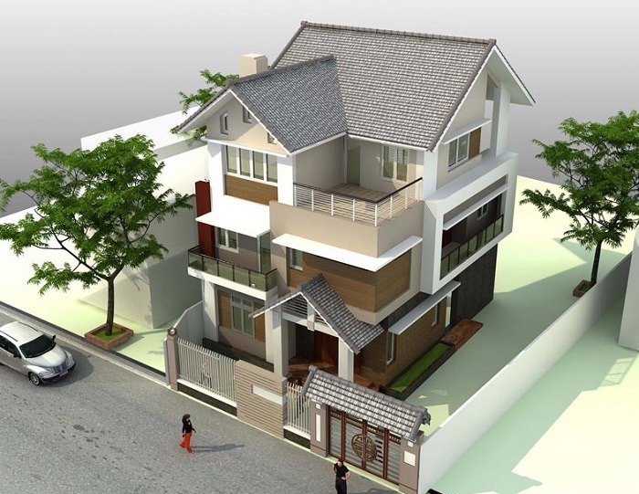 Tổng hợp mẫu thiết kế biệt thự phố đẹp dành cho dân thành thị Tổng hợp mẫu thiết kế biệt thự phố đẹp dành cho dân thành thị