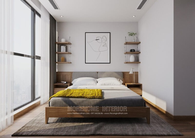 Mẫu giường ngủ hiện đại chung cư đẹp và ấn tượng Thiết kế chung cư