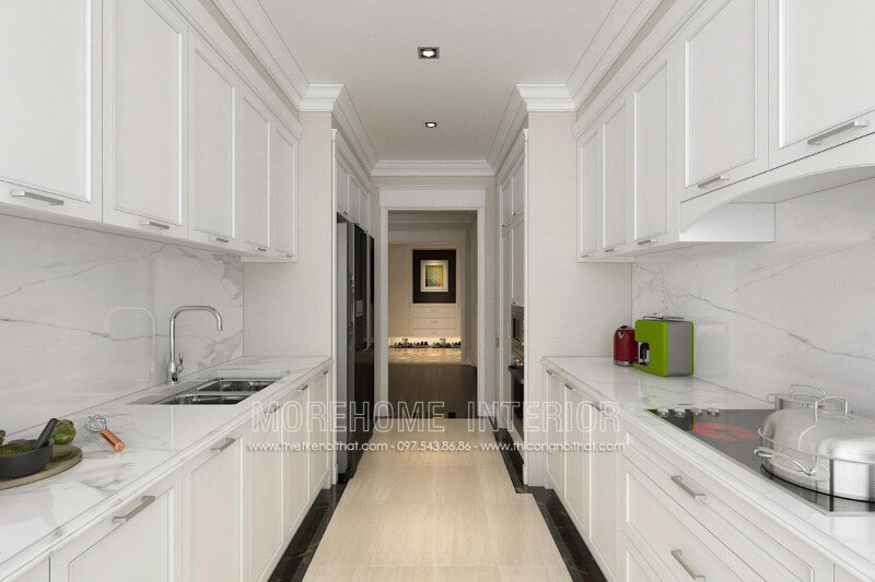 Thiết kế tủ bếp cao cấp chung cư TSQ đẹp Tủ bếp hiện đại,tủ bếp đẹp hiện đại, tủ bếp An Cường