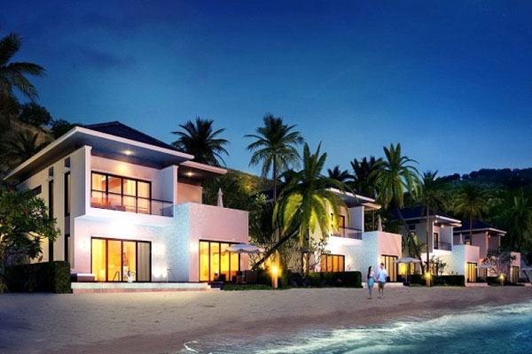 Mẫu thiết kế biệt thự nghỉ dưỡng hiện đại đẹp